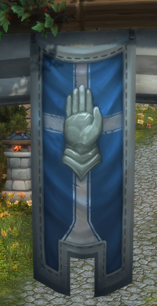 Silberne Hand